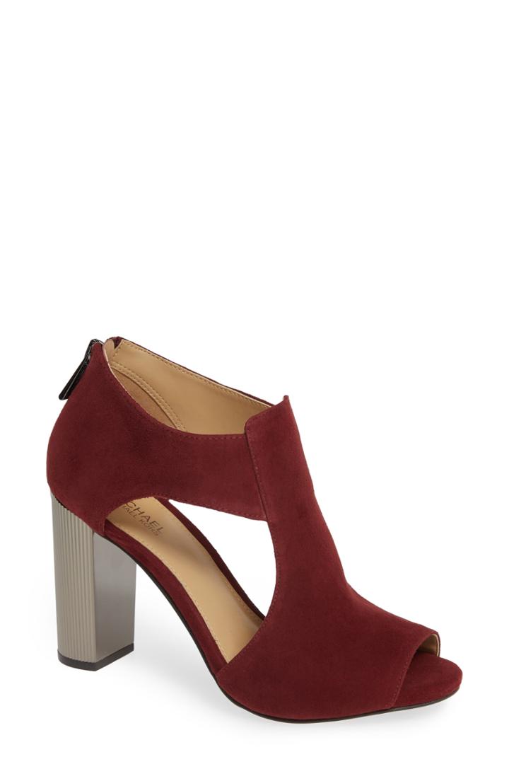 Women's Michael Michael Kors Paloma Open Toe Sandal M - Burgundy