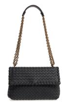 Bottega Veneta Small Olimpia Leather Shoulder Bag - Black