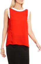 Women's Vince Camuto Colorblock Sleeveless Top - Red