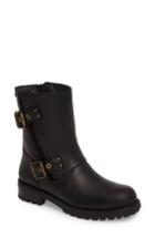 Women's Ugg Niels Water Resistant Genuin Shearling Boot M - Black