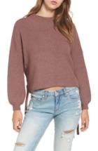 Women's Dreamers By Debut Lace-up Sweater - Purple