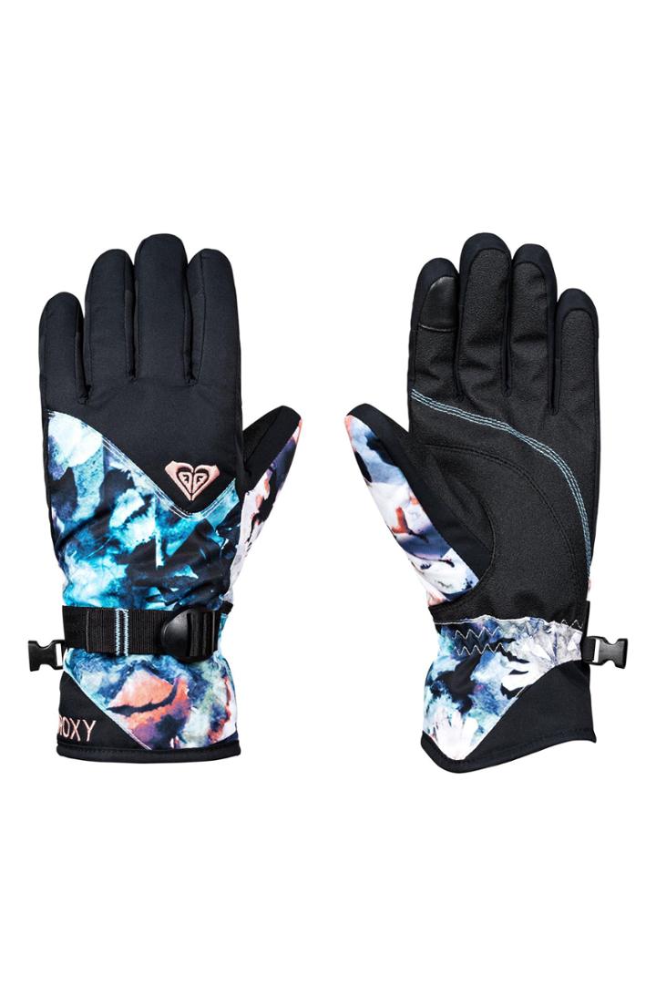 Women's Roxy Jetty Print Snow Sport Gloves - Blue