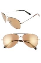 Women's Mcm 60mm Aviator Sunglasses - Gold