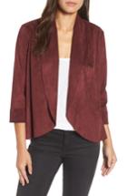 Women's Kut From The Kloth Faux Suede Jacket - Red