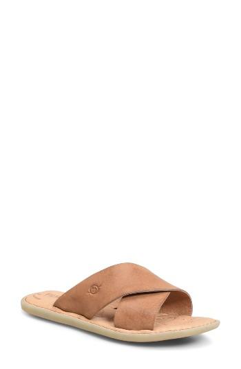 Women's B?rn Kula Slide Sandal M - Brown