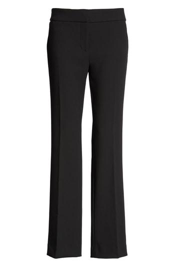 Women's J.crew Edie Full Length Trouser In Four-season Stretch - Black