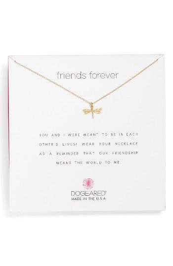 Women's Dogeared Friends Dragonfly Pendant Necklace
