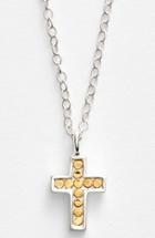 Women's Anna Beck 'gili' Reversible Mini Cross Necklace