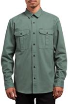 Men's Volcom Huckster Heavyweight Sport Shirt - Green