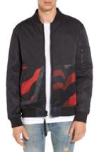 Men's The Very Warm Reversible Down Bomber Jacket - Black