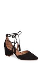 Women's Halogen Iris Lace-up D'orsay Pump M - Black