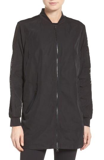 Women's Blanc Noir Boyfriend Bomber Jacket