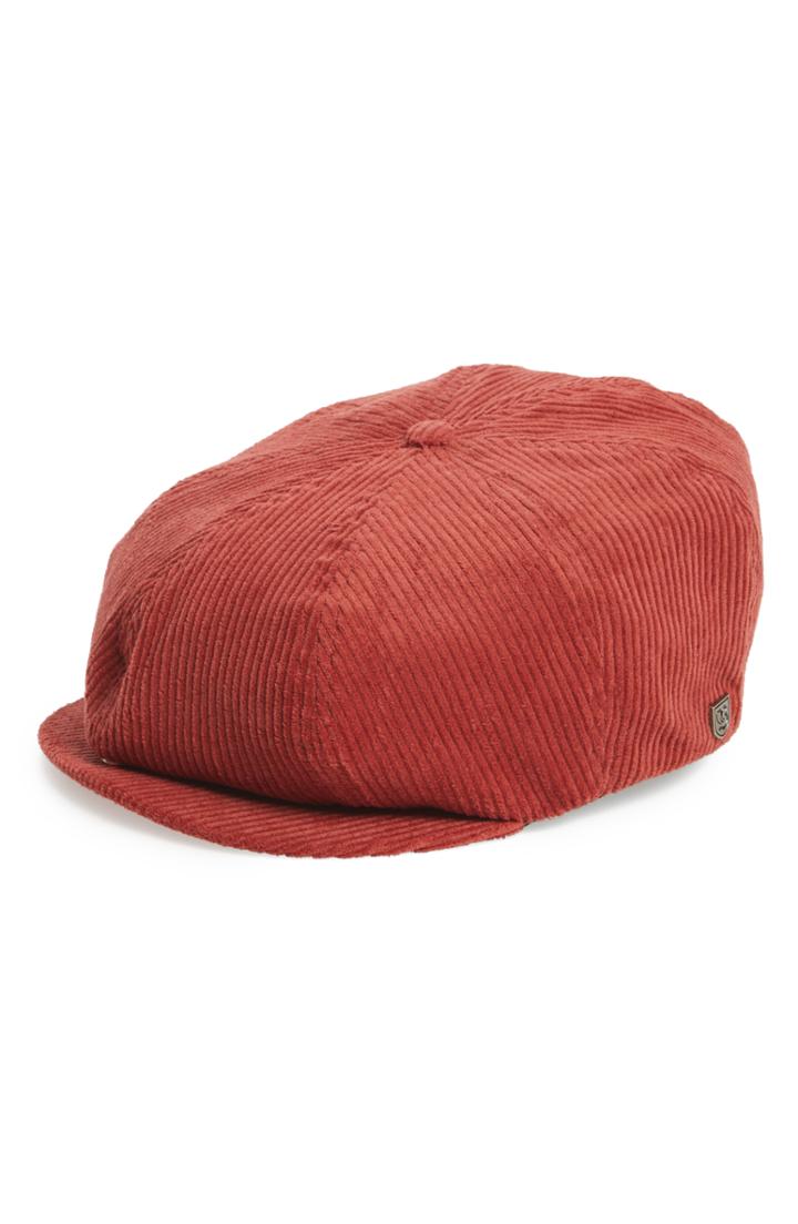 Women's Brixton Brood Corduroy Newsboy Cap -