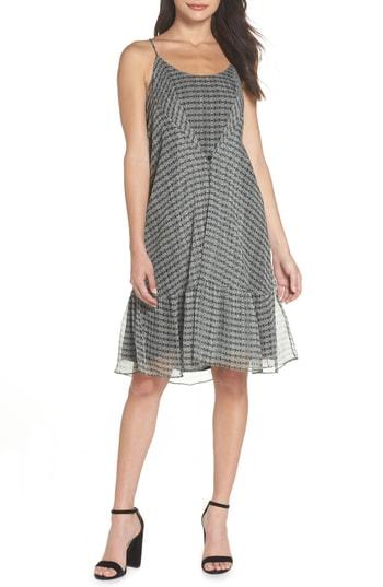 Women's Lenon Ruffle Hemline Dress - Black