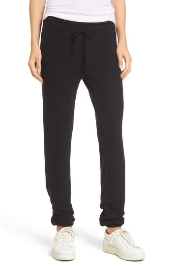 Women's Dream Scene Skinny Track Pants - Black