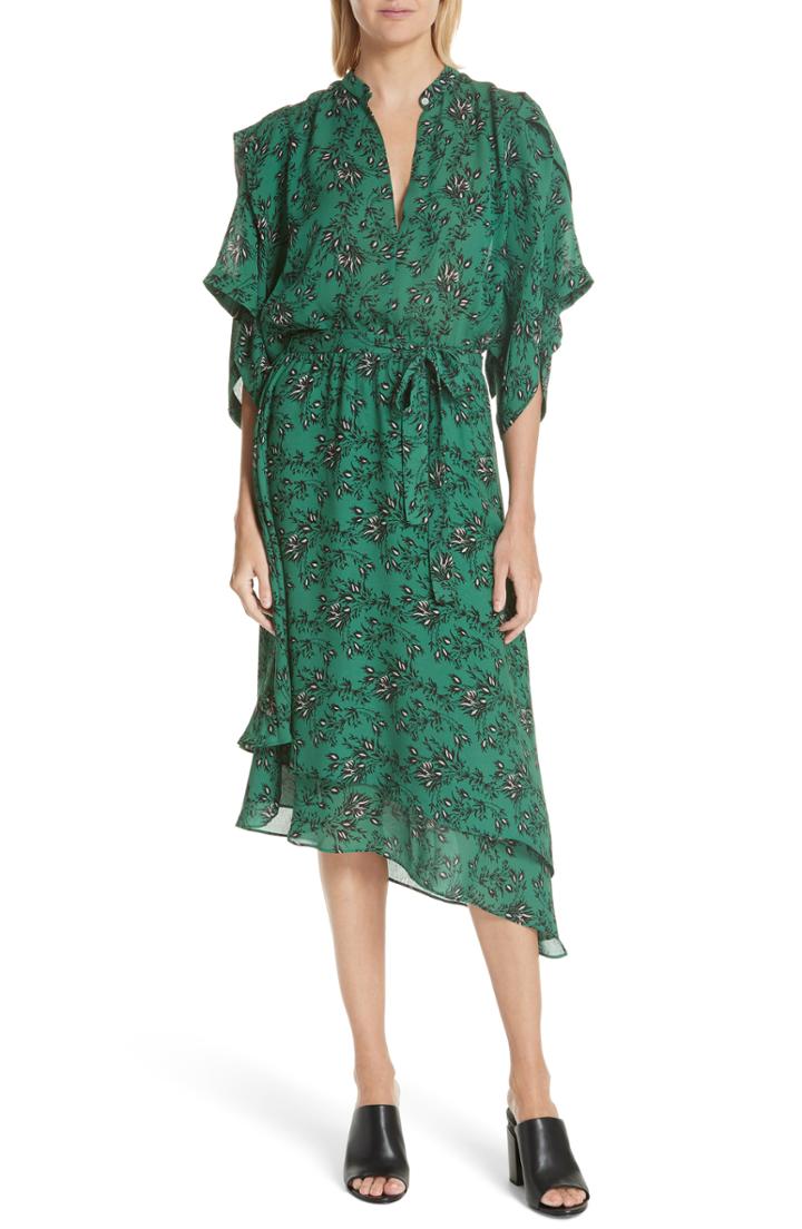 Women's Robert Rodriguez Japanese Floral Midi Dress