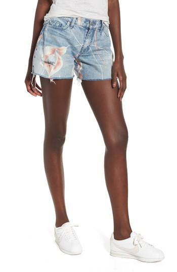 Women's Hudson Jeans Valeri Painted Denim Shorts - Black