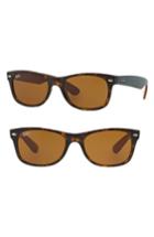 Women's Ray-ban Small New Wayfarer 52mm Sunglasses - Matte Havana