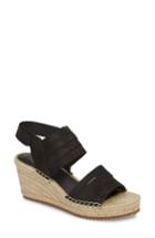 Women's Eileen Fisher Largo Espadrille Wedge Sandal .5 M - Metallic