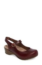 Men's Dansko Maureen Slingback Clog .5-6us / 36eu M - Burgundy