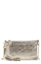 Junior Women's Street Level Leather Crossbody Bag - Metallic