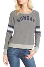 Women's Sundry Sunday Funday Sweatshirt - Grey
