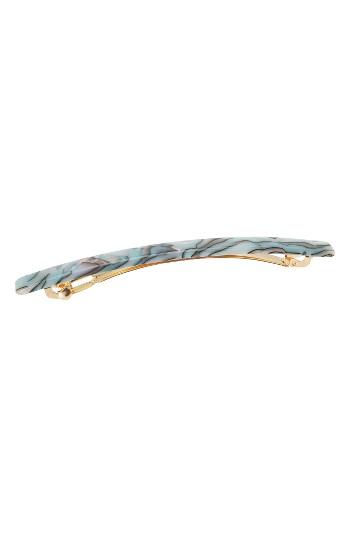 France Luxe Long Skinny Barrette, Size - Blue