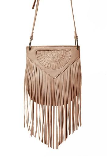 Urban Originals Rose Queen Vegan Leather Crossbody Bag - Beige
