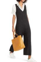 Women's Madewell Merino Ribbed Sweater Jumpsuit - Grey