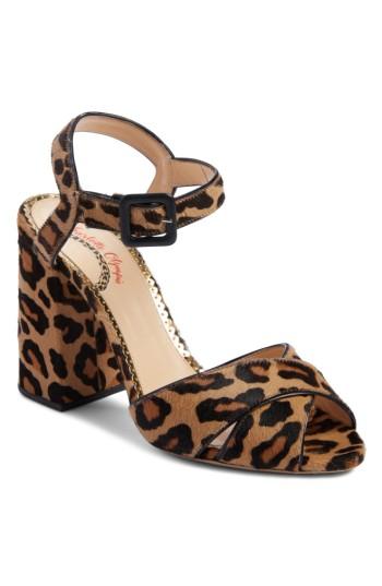 Women's Charlotte Olympia Emma Genuine Calf Hair Sandal Eu - Beige