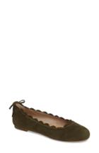 Women's Jack Rogers Lucie Scalloped Flat .5 M - Green