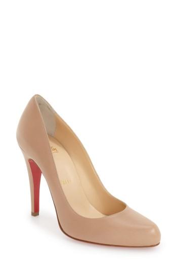 Women's Christian Louboutin Decollete 868 Pump Us / 37eu - Beige