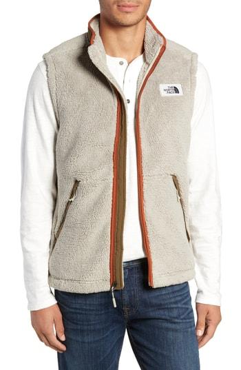Men's The North Face Campshire Fleece Vest, Size - Beige