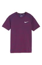 Men's Nike Men Dry Knit Running T-shirt, Size - Blue