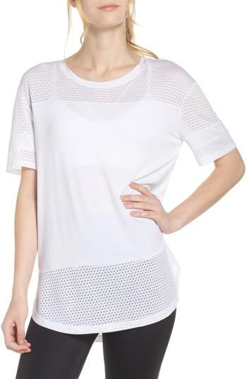 Women's Beyond Yoga Full Transparency Tunic - White