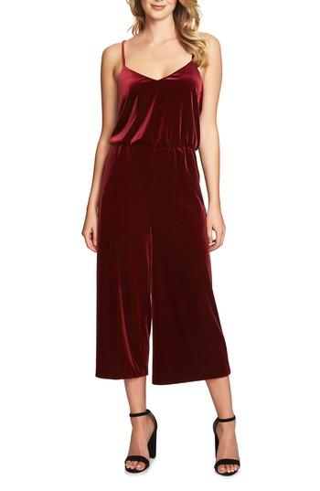 Women's 1.state Velvet Culotte Jumpsuit