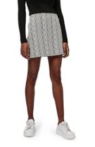 Women's Topshop Triangle Jacquard A-line Miniskirt