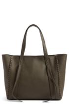 Allsaints Raye Leather Tote - Brown