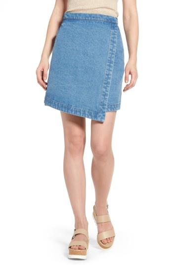 Women's The Fifth Label Back Streets Asymmetrical Denim Skirt - Blue