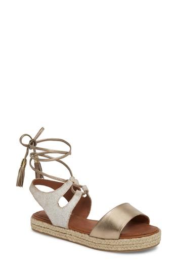 Women's Klub Nico Erika Espadrille Sandal M - Metallic