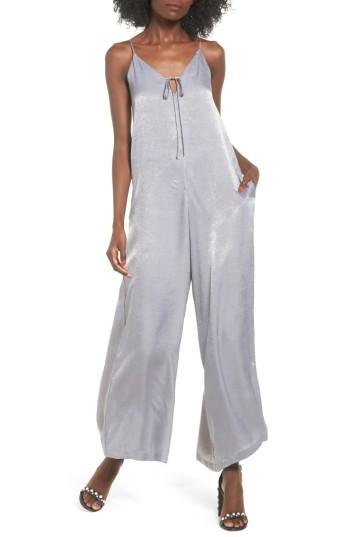 Women's 4si3nna Satin Jumpsuit