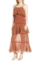 Women's Rebecca Minkoff Clarissa Floral Tiered Maxi Dress - Red