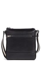 Men's Bally Trezzini Leather Crossbody Bag - Black
