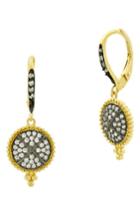 Women's Freida Rothman Pave Disc Drop Earrings