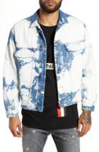 Men's Represent Stained Denim Jacket - Blue