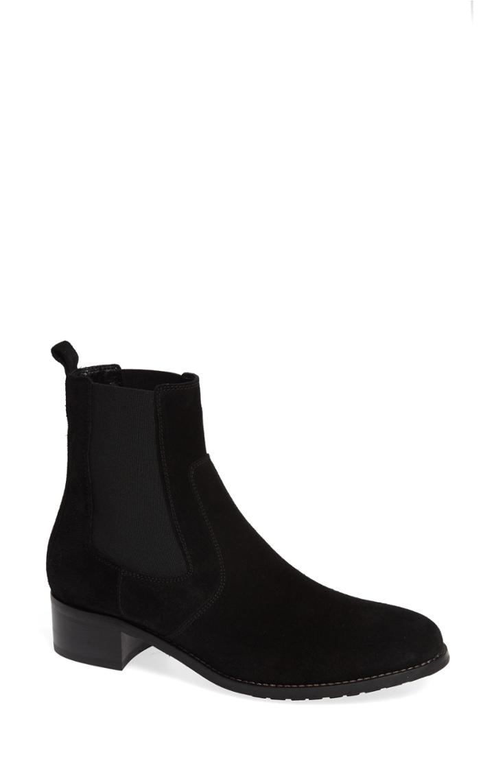 Women's Aquatalia Otilia Weatherproof Chelsea Boot M - Black