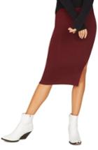 Women's Sanctuary Essentials Knit Skirt - Red
