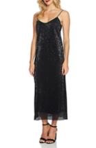 Women's 1.state Sequin Midi Slipdress - Black
