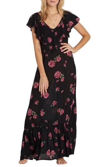 Women's Billabong Southern Border Ruffled Maxi Dress