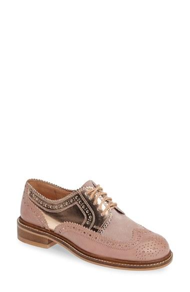 Women's Seychelles Ambush Wingtip Oxford .5 M - Beige